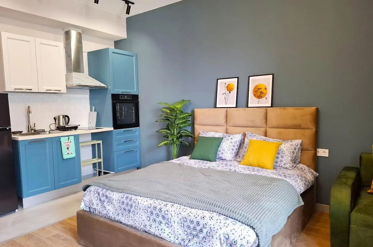 Modern Big Studio With River View, M2 Saburtalo Tiflis