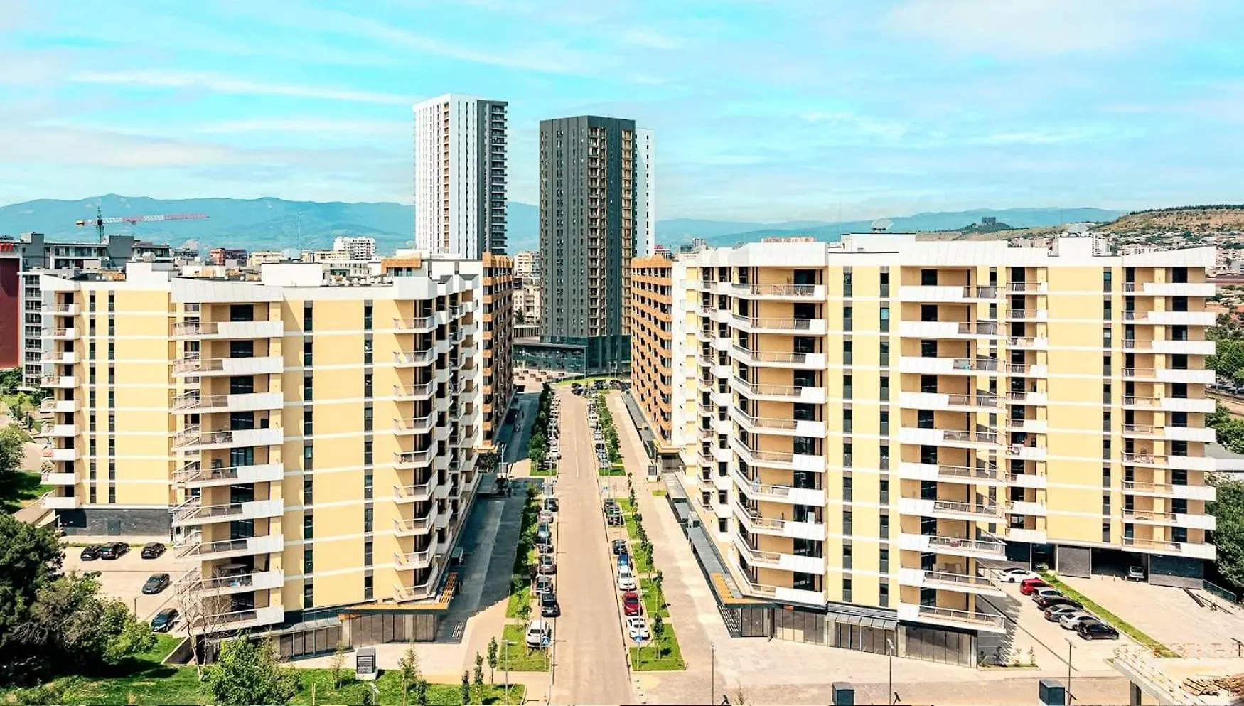Modern Big Studio With River View, M2 Saburtalo Tiflis